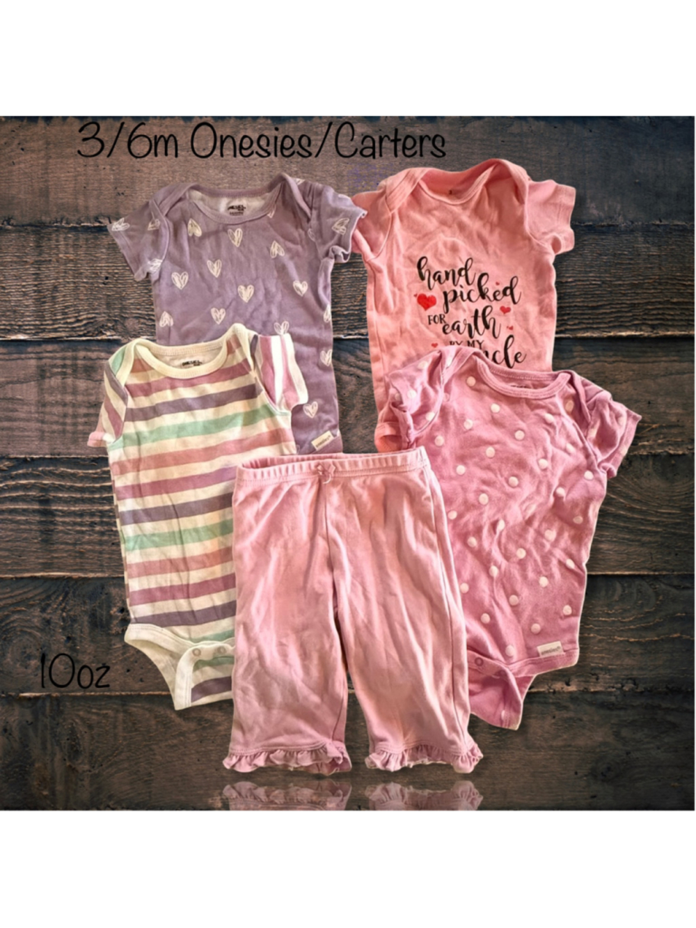 3/6m Onesies/Carters Bundle